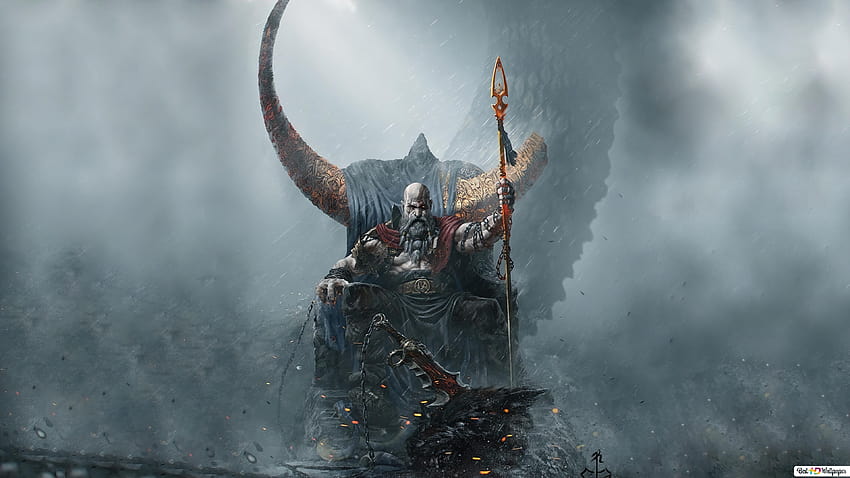 2022) King 'Kratos', gaming 2022 HD wallpaper