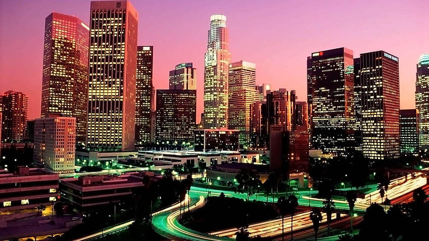 HD wallpaper: los angeles, downtown, skyline, urban, california, los  angeles skyline | Wallpaper Flare