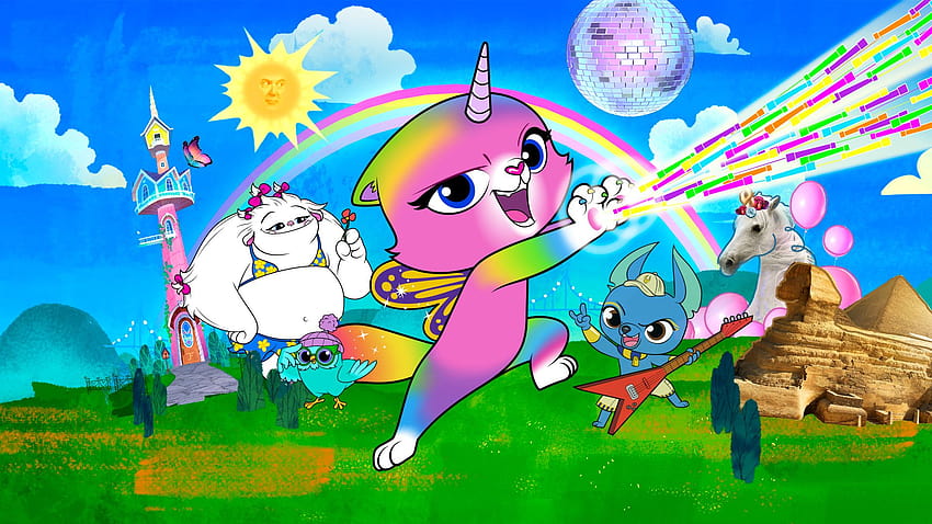 1920x1080px, 1080P Free download | Rainbow Butterfly Unicorn Kitty