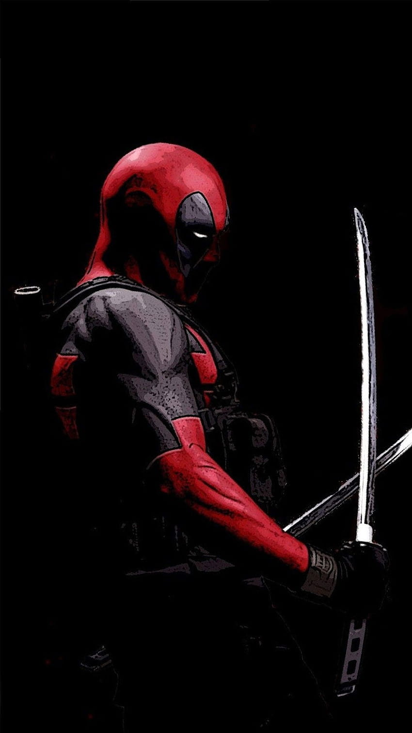Best 3 Deadpool Black Backgrounds on Hip, deadpool for mobile HD phone wallpaper