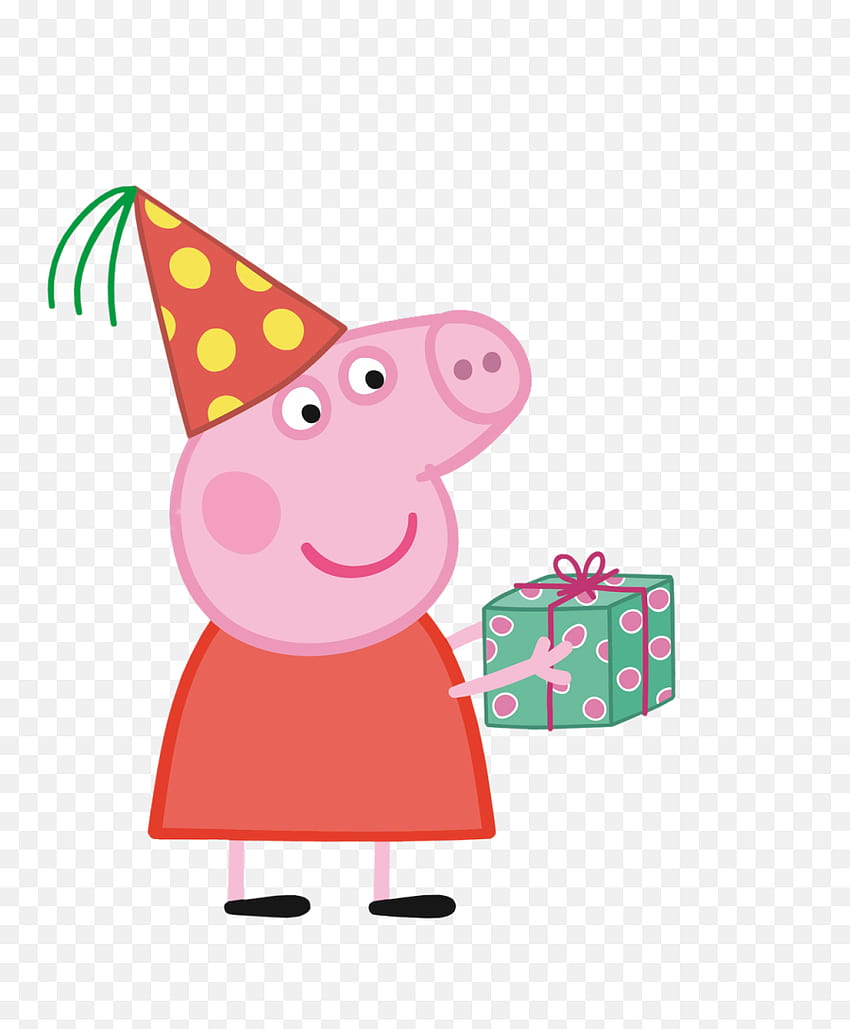 Pink Party Hat Png, urodziny świnki peppy Tapeta na telefon HD