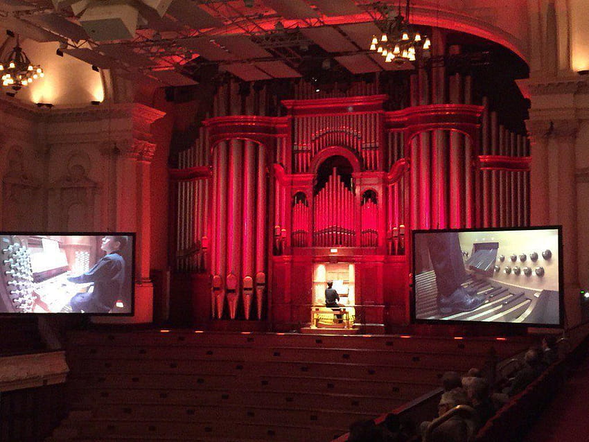 Auckland Belediye Binası Organı – Great Hall'da Konser, Auckland HD duvar kağıdı