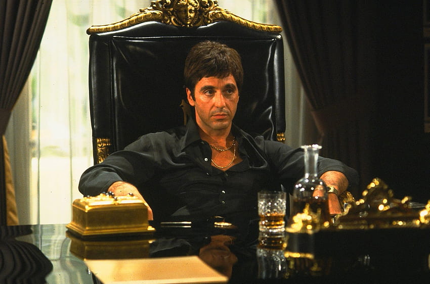 Al Pacino Scarface-Plakat HD-Hintergrundbild