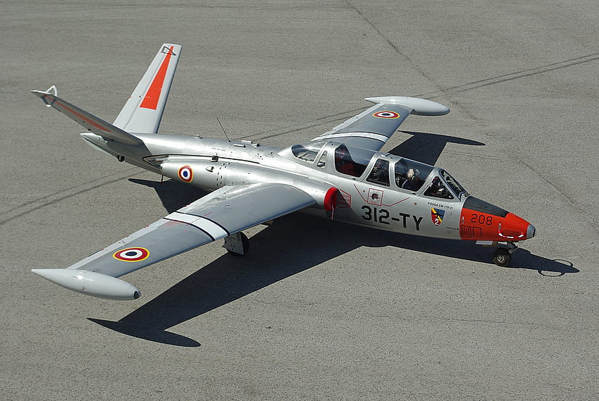 Uçak ordu Fransız jet Askeri Fouga Magister eğitmen, eğitim uçağı HD duvar kağıdı