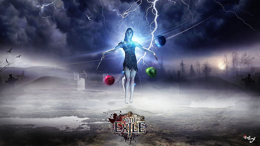 Фонове на Path of Exile, плакат на играта path of exile HD тапет