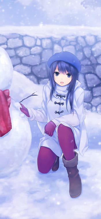 Snowman | Tokyo Otaku Mode | Anime christmas, Anime sisters, Kawaii anime