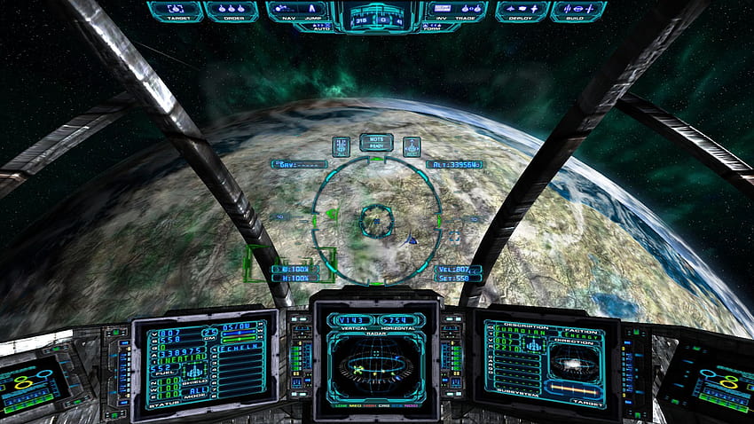 4 Spaceship Cockpit, spaceship inside HD wallpaper