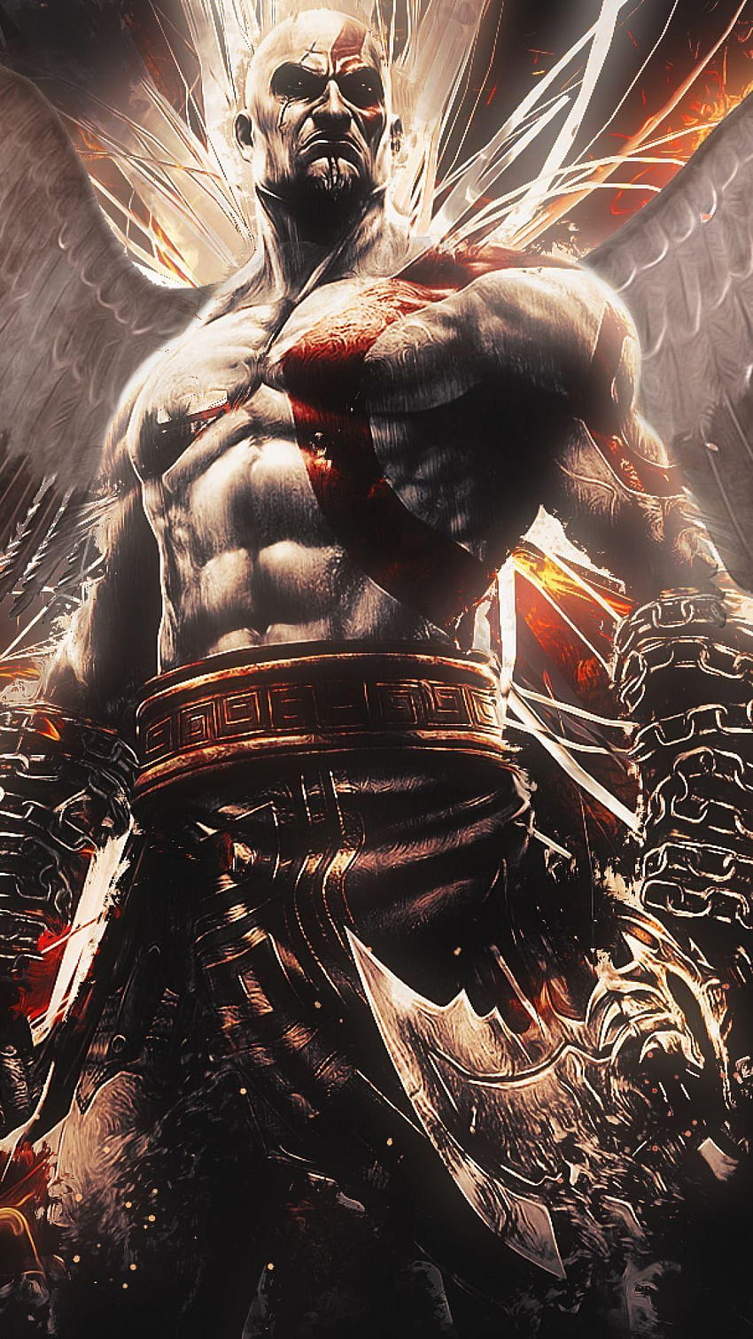 Kratos God Of War Backgrounds, dieu de la guerre androïde Fond d'écran de téléphone HD