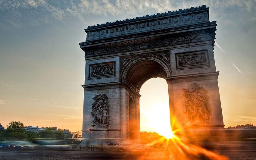 Arc De Triomphe and Backgrounds HD wallpaper