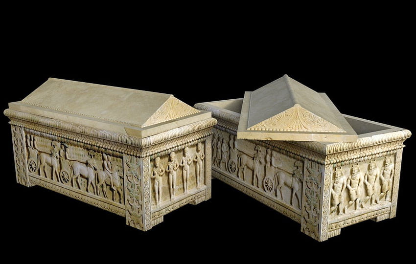 Cypriot Sarcophagus 3D Model HD wallpaper