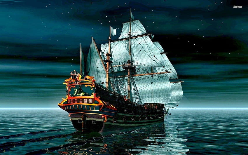 Pirate Ships, pirate boat HD wallpaper