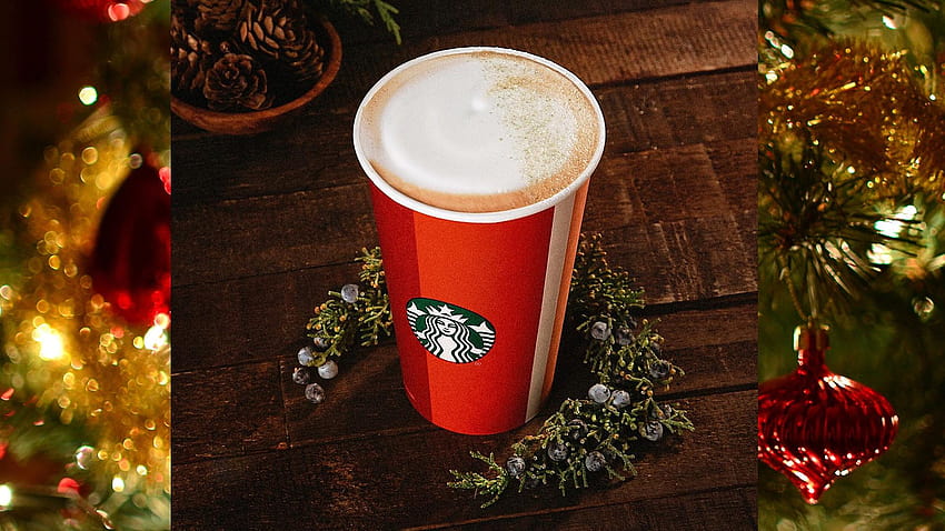 Starbucks New Holiday Drink Tastes Like A Christmas Tree [VIDEO], christmas starbucks HD wallpaper
