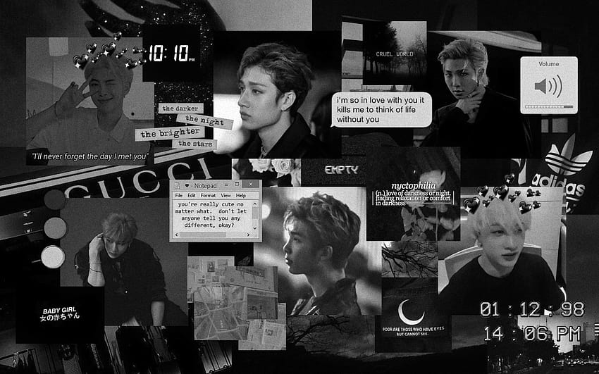 , bts black aesthetic laptop HD wallpaper | Pxfuel