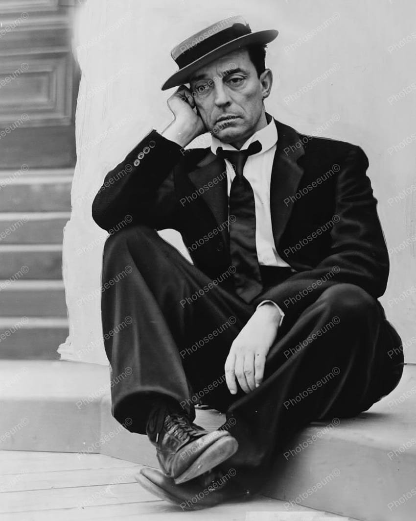 Buster Keaton In Wistful Pose 1930s 8x10 Reprint Of Old HD phone wallpaper
