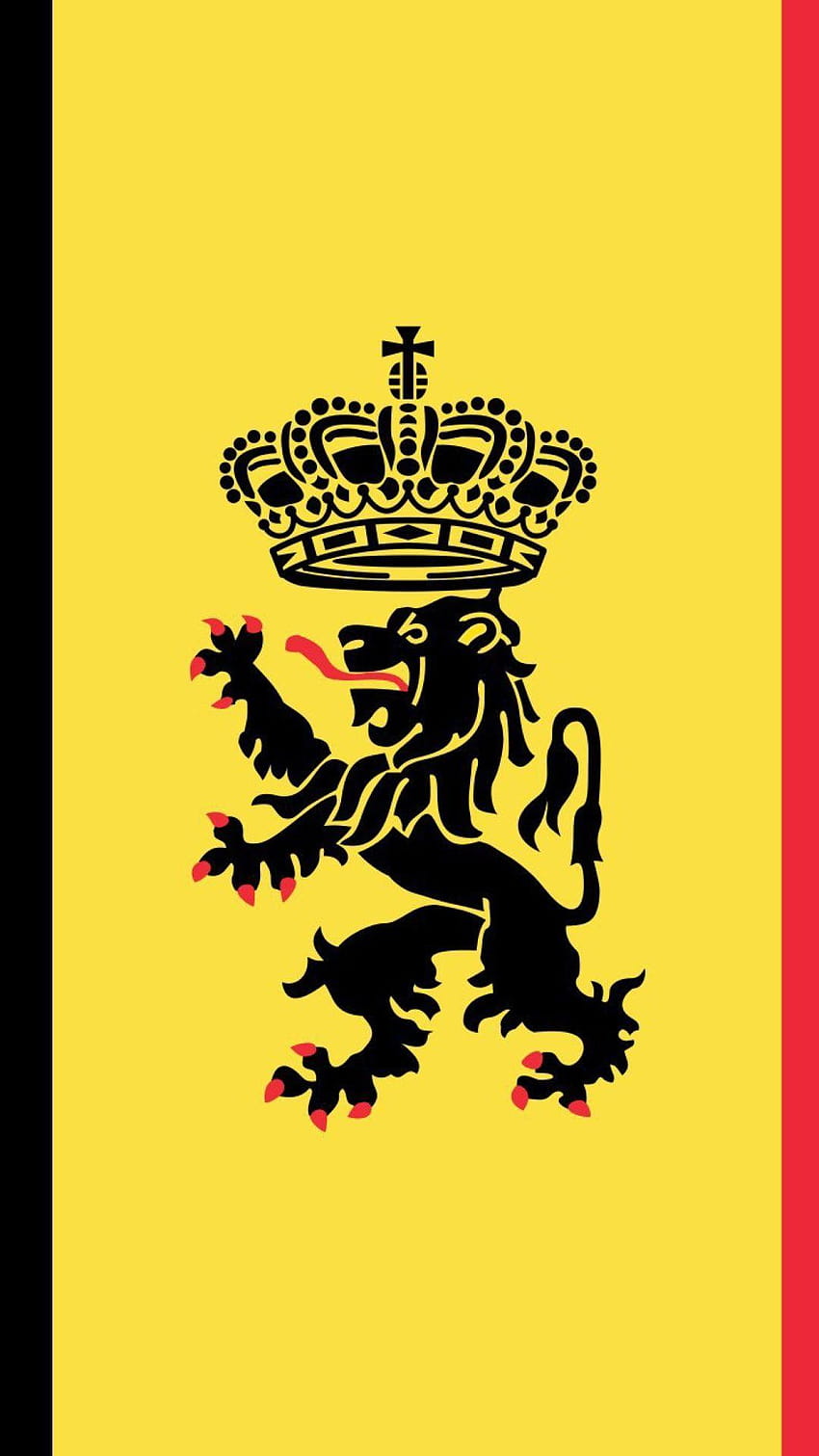 Belgium flag and gerb iphone HD phone wallpaper