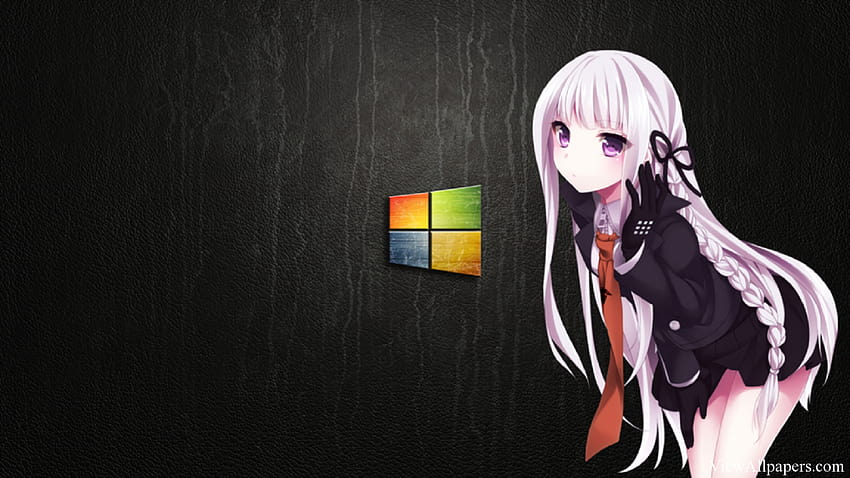 4 Anime Girl Windows 10, Anime-Fenster HD-Hintergrundbild