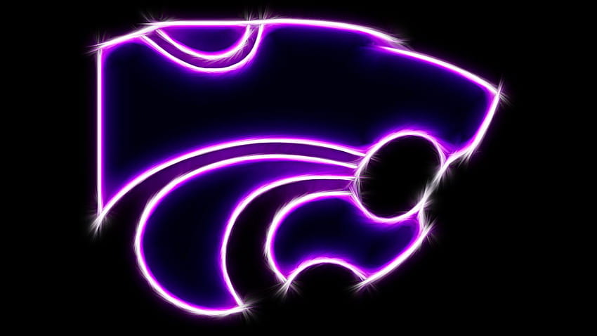 logotipo de los gatos monteses del estado de Kansas fondo de pantalla