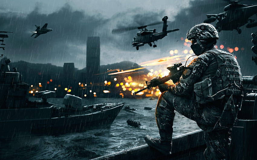 19 Battlefield 4, военно поле HD тапет