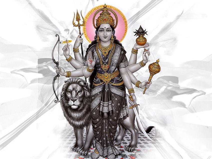 Nav Durga for, 3d god of hindu durga maa HD wallpaper