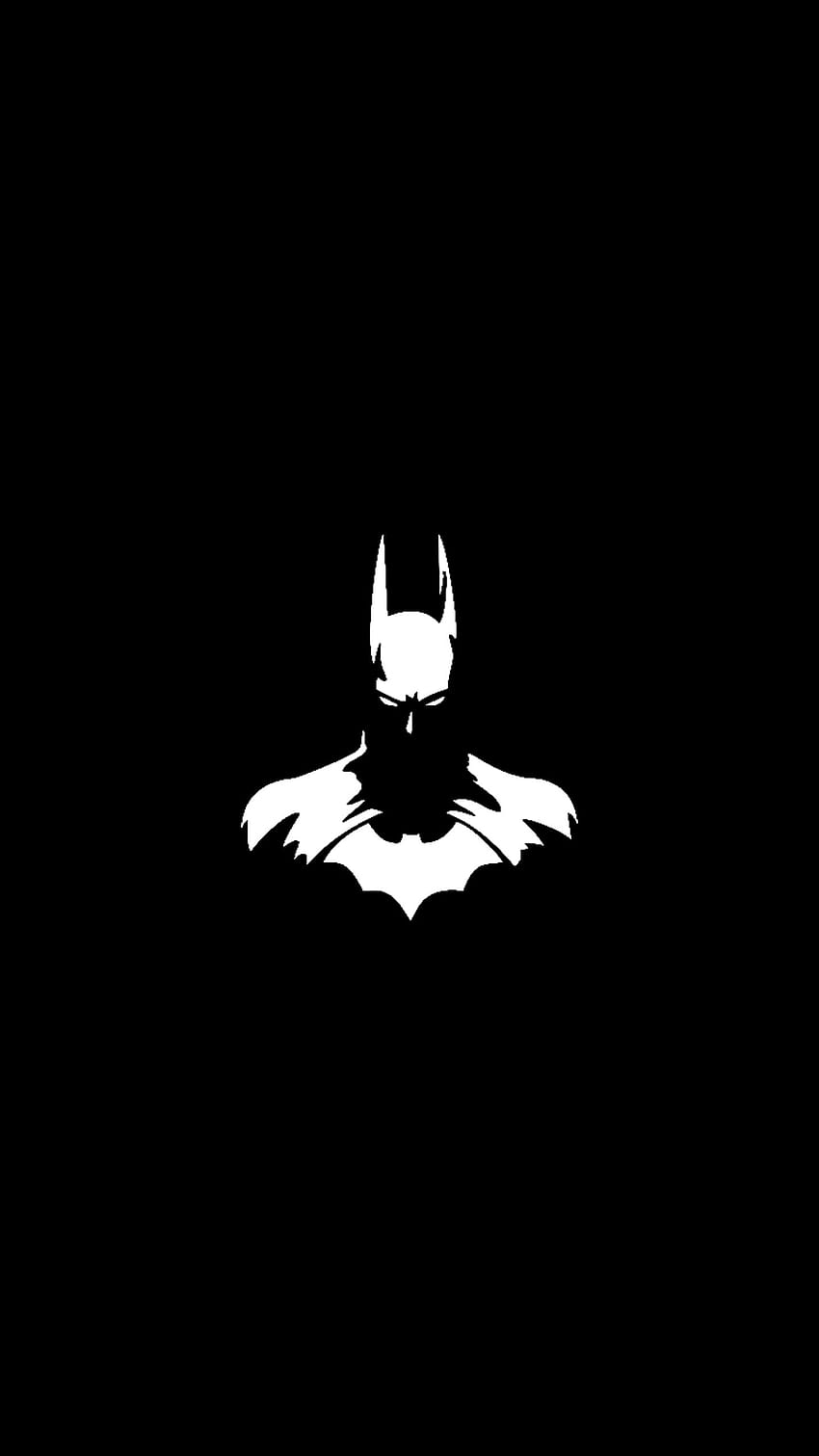 Batman Oled, black amoled batman HD phone wallpaper