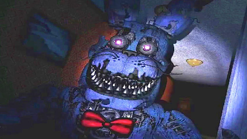 Five Nights At Freddy's 4 Nightmare BONNIE JUMPSCARE ห้าคืนที่เฟรดดี้ 4 ฝันร้ายบอนนี่ วอลล์เปเปอร์ HD