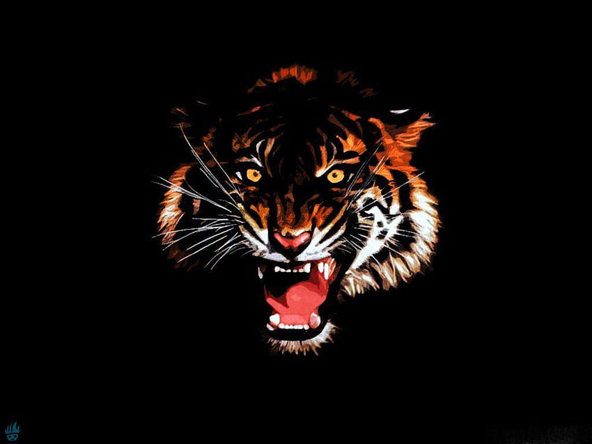 Tiger Monster Logo - Branition