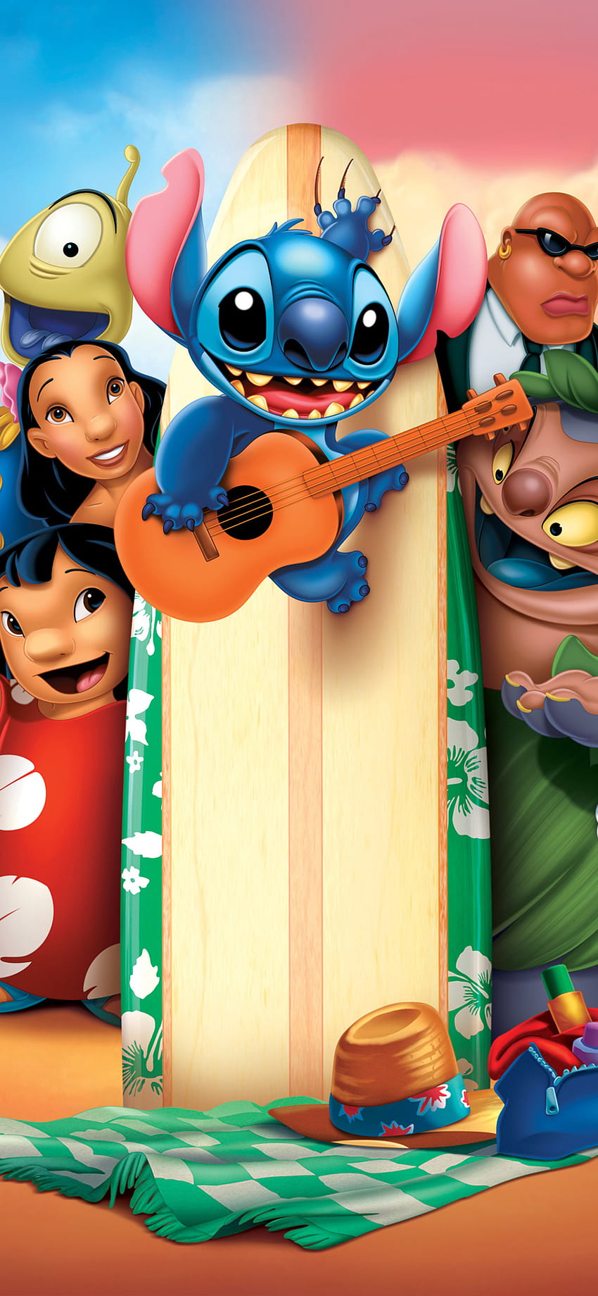Lilo Stitch, Lilo und Stitch der Serie HD-Handy-Hintergrundbild