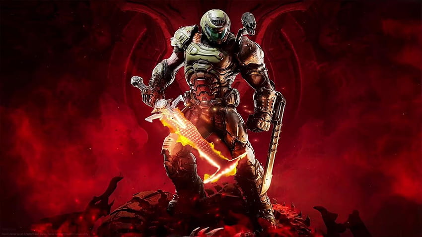 Crucible Blade Doom Eternal Live, doom eternal titan HD wallpaper