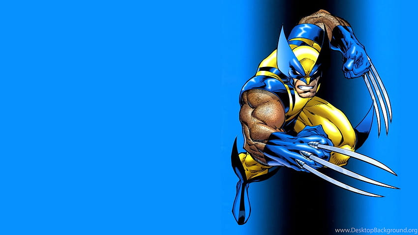 Wolverine Marvel Comics Tła Tapeta HD