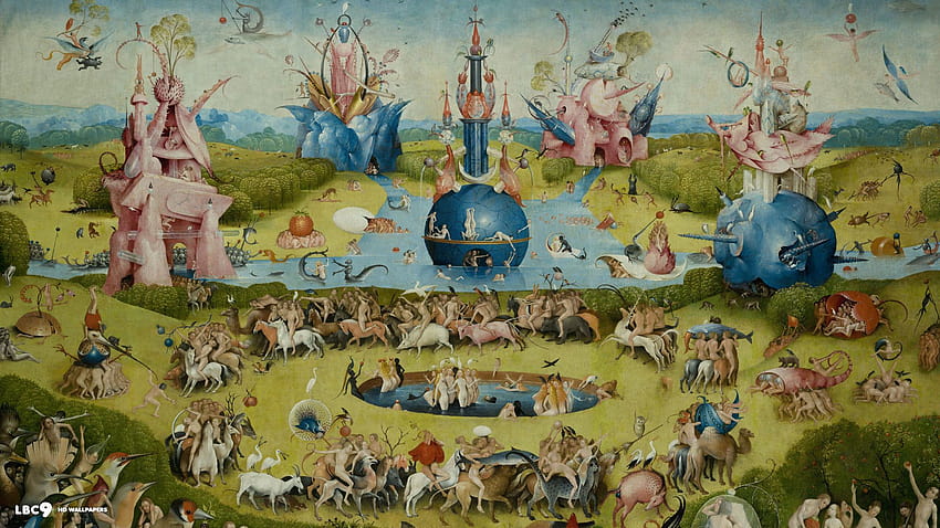 Hieronymus Bosch, hermetik HD duvar kağıdı