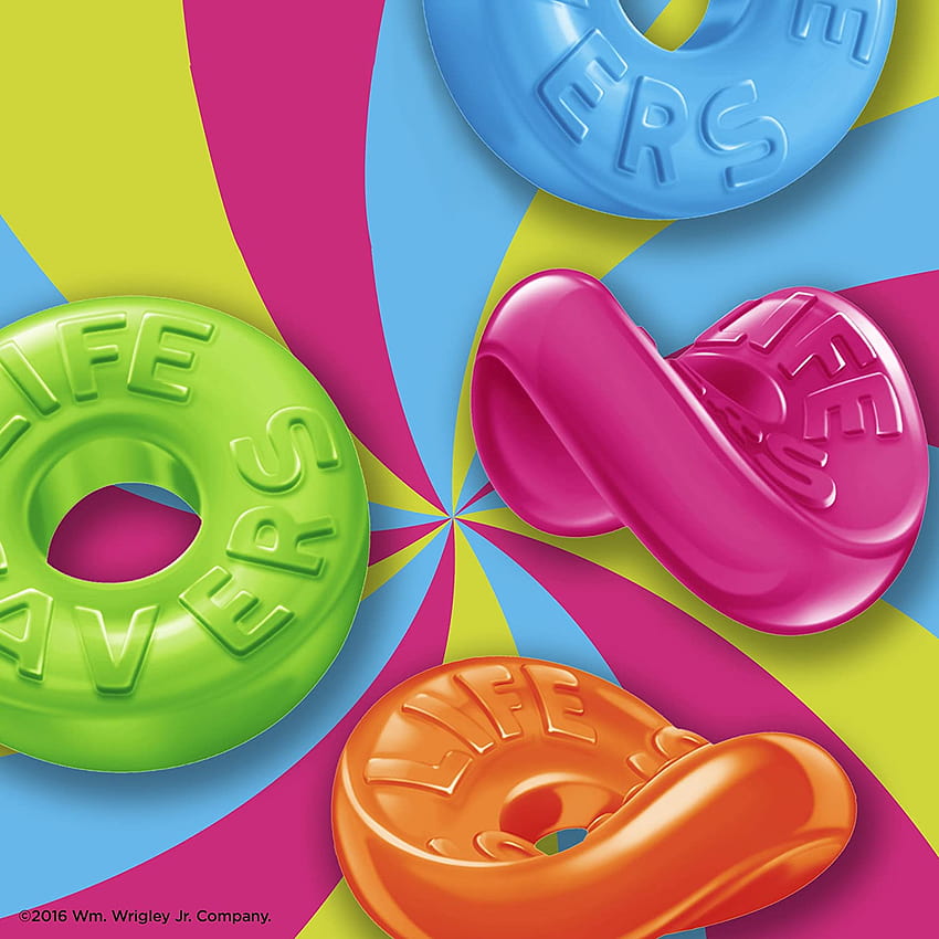 Amazon : Lifesavers Gummies Neon Candy, 7 Once : Épicerie et Cuisine gastronomique, Bonbons Life Saver Fond d'écran de téléphone HD