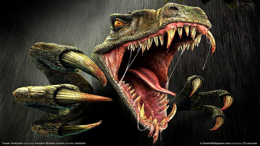 ไดโนเสาร์ 4 ตัว ไดโนเสาร์คุณ ไดโนเสาร์ทีเร็กซ์ วอลล์เปเปอร์ HD