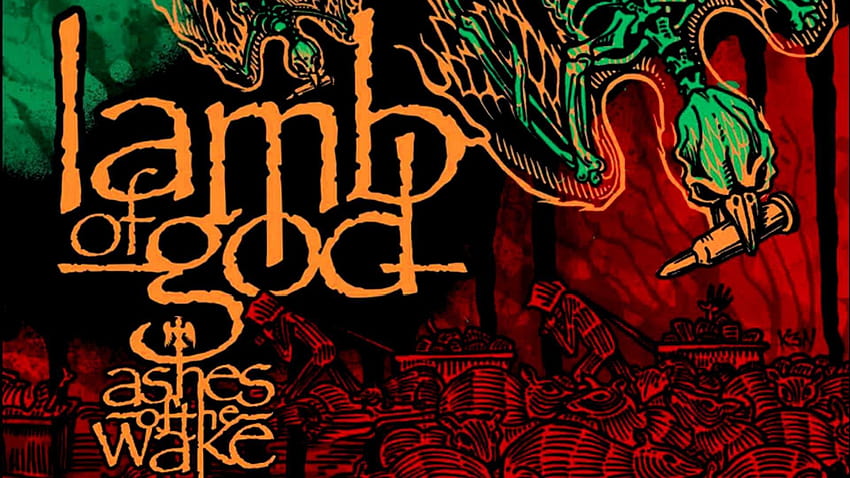 Lamb of God 2018, лого на lamb of god HD тапет