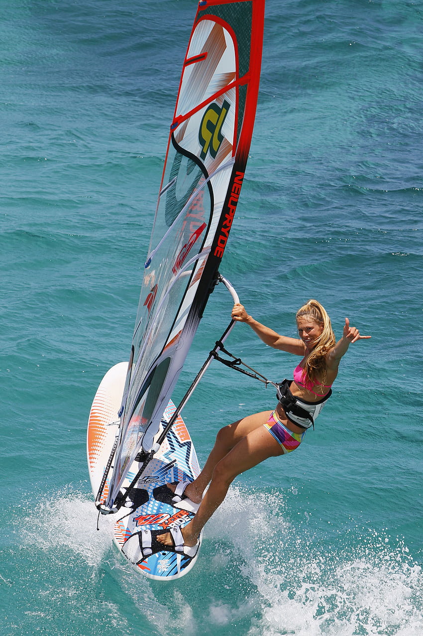 Windsurfing , Sports, HQ Windsurfing, women windsurfing HD phone wallpaper