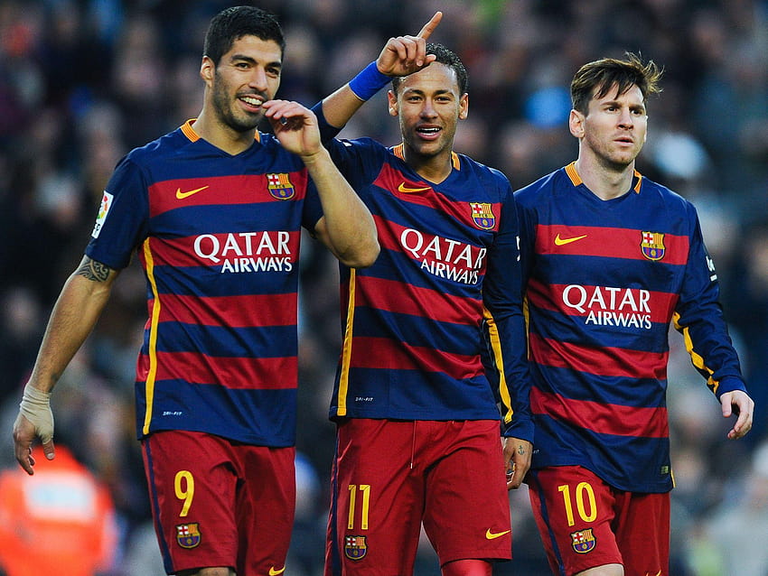 Lionel Messi, Luis Suarez i Neymar odrzuceni przez Ligę Mistrzów, Messi Suarez Neymar Tapeta HD