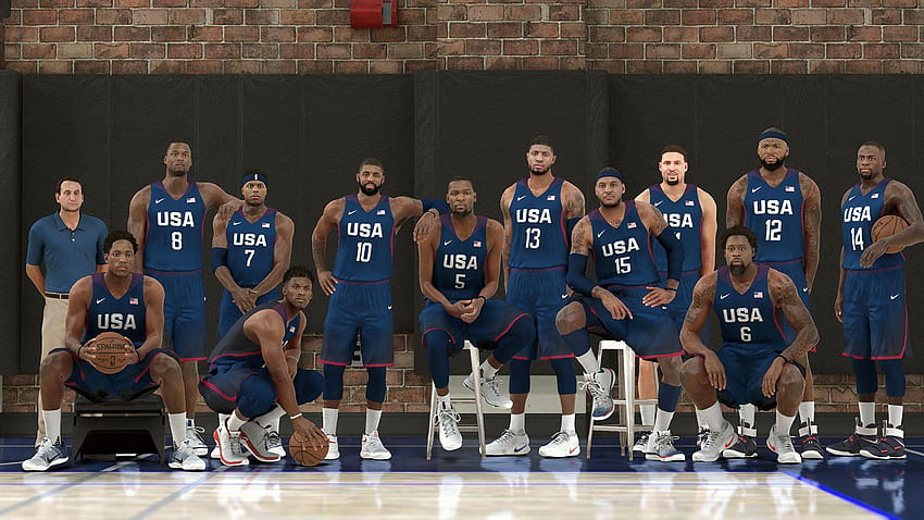 NBA® 17 to Feature 2016 USA Basketball Men's National Team and, usa basketball team HD wallpaper