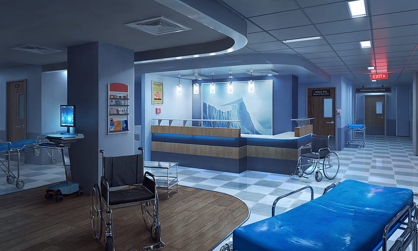 hospital room HD wallpaper