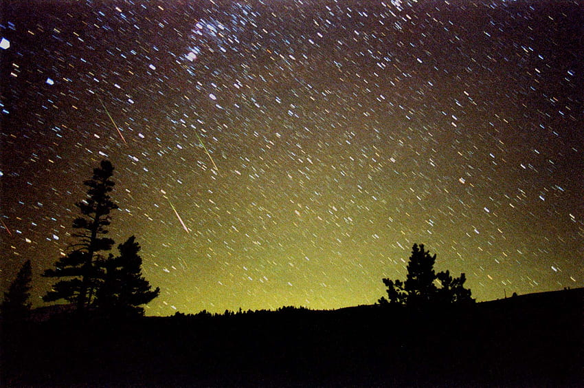 Deszcz meteorów, perseidy Tapeta HD