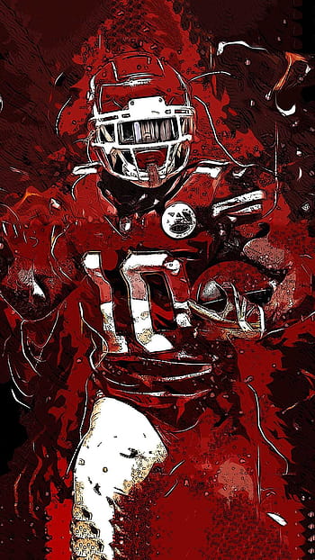 Download Tyreek Hill in Action - Kansas City Chiefs Wallpaper