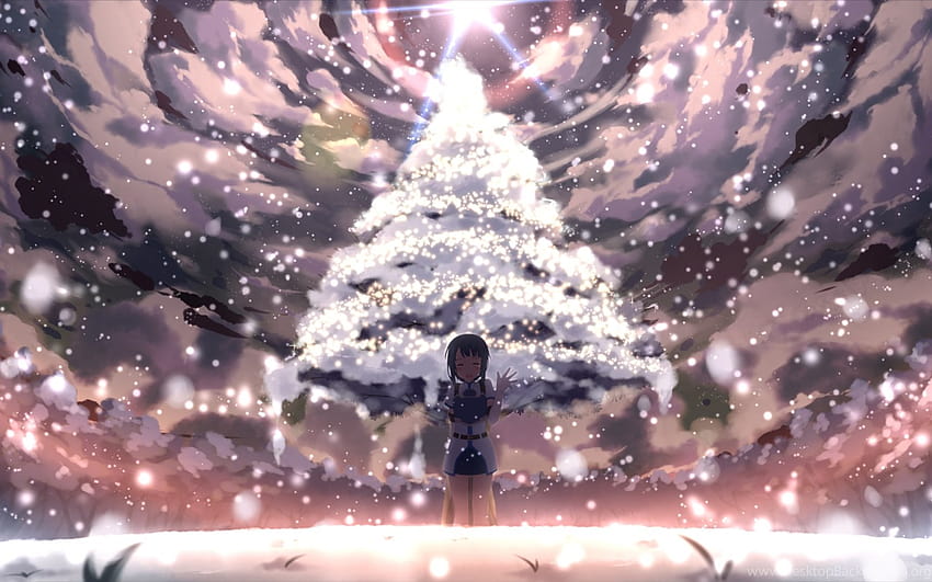 My Of Christmas/Winter Anime Backgrounds HD wallpaper | Pxfuel