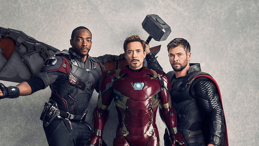 Marvel's Avengers karakterleri, Avengers: Infinity War, Falcon, Iron, avengers infinity war demir adam HD duvar kağıdı