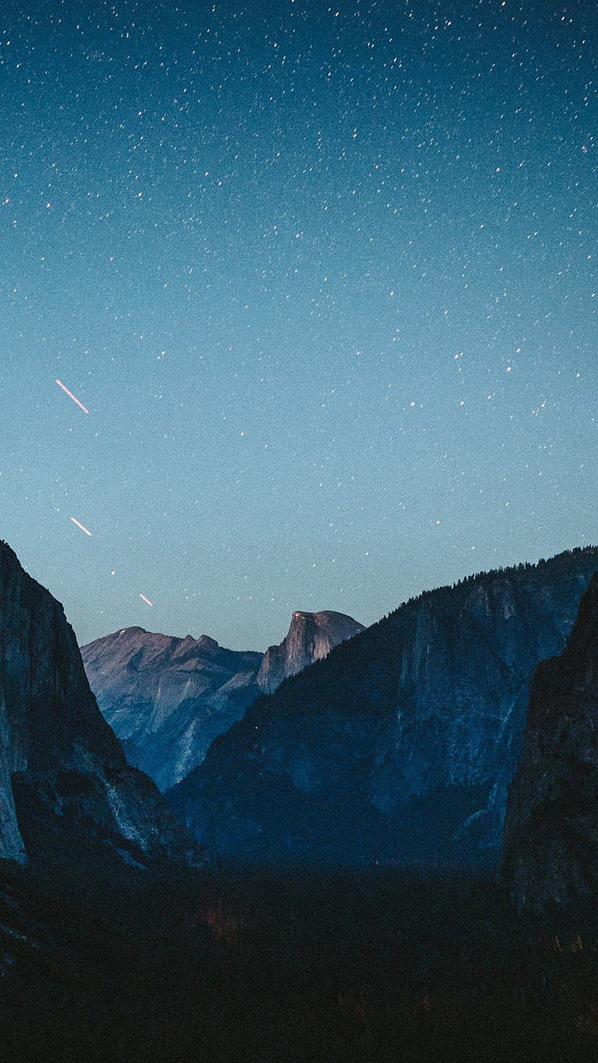 Night Sky Stars Mountain, night landscape iphone HD phone wallpaper | Pxfuel