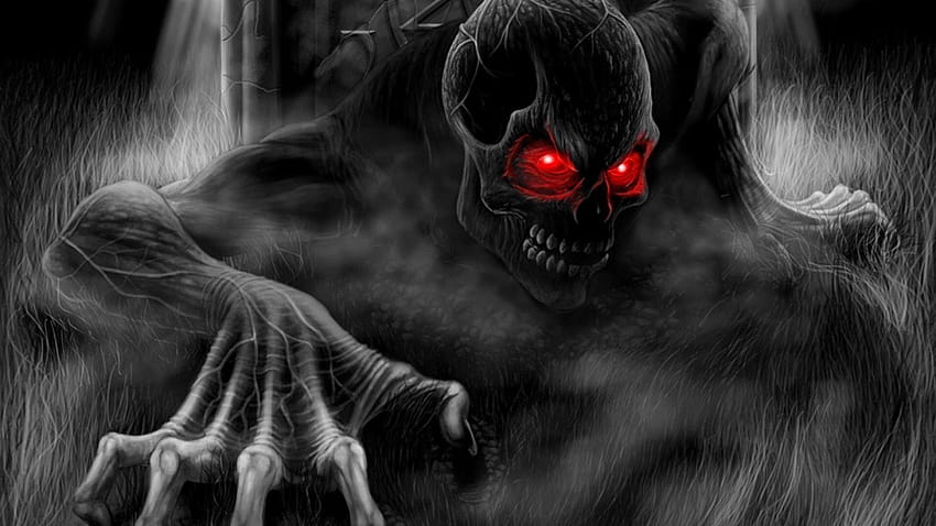 Ghost and Demon Най-новият нов дявол, опасност 3d HD тапет