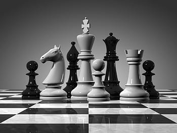 Wallpaper light, chess, black background, silhouettes, chess Board, bokeh,  blurred background, chess pieces for mobile and desktop, section разное,  resolution 5184x3888 - download