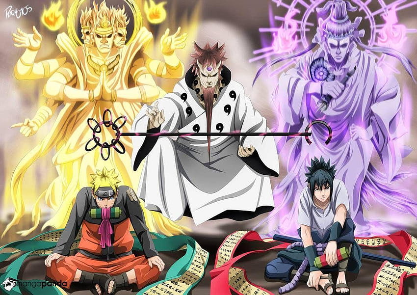 Weiser der sechs Pfade, Naruto & Sasuke, Weiser der sechs Pfade HD-Hintergrundbild
