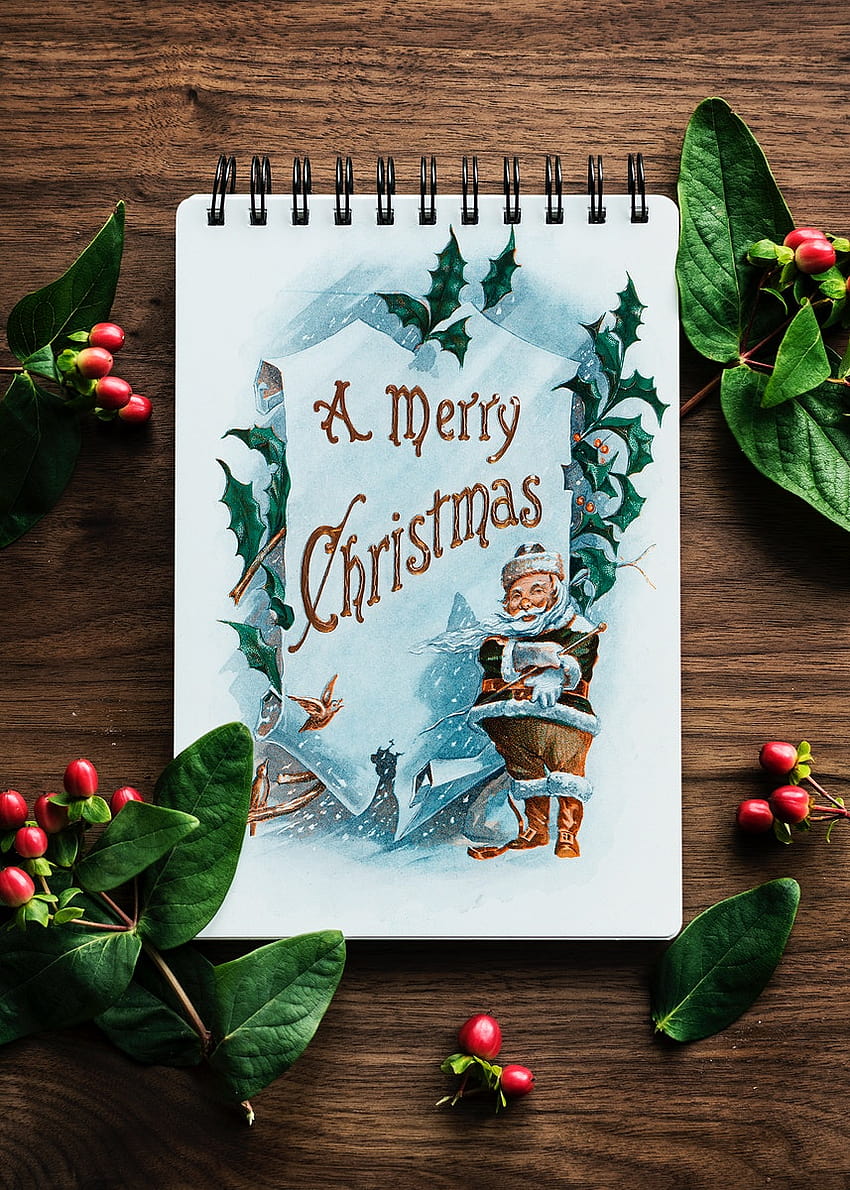 Christmas Poster Mock Up, christmas poster template HD phone wallpaper