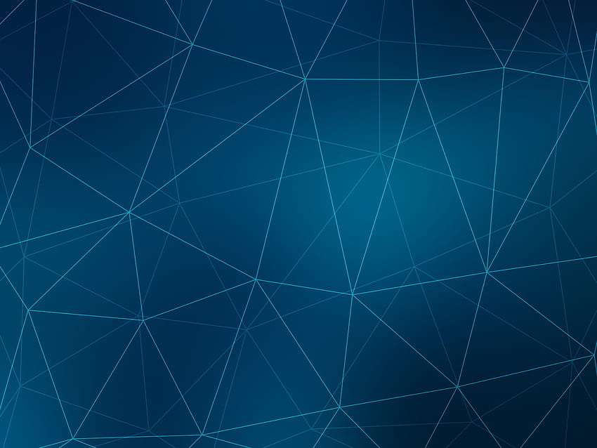Polygons, Network, Blue, , Abstract, blue polygons HD wallpaper