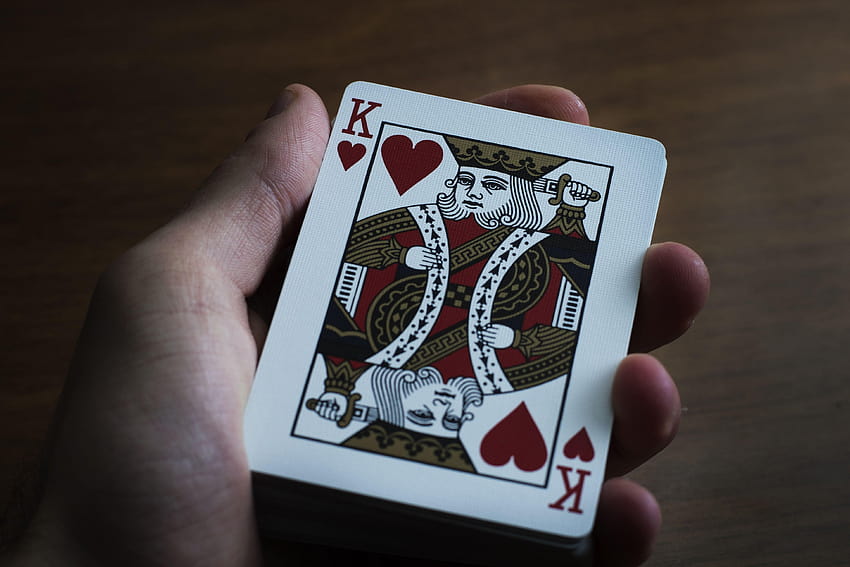 king of hearts card, king card HD wallpaper