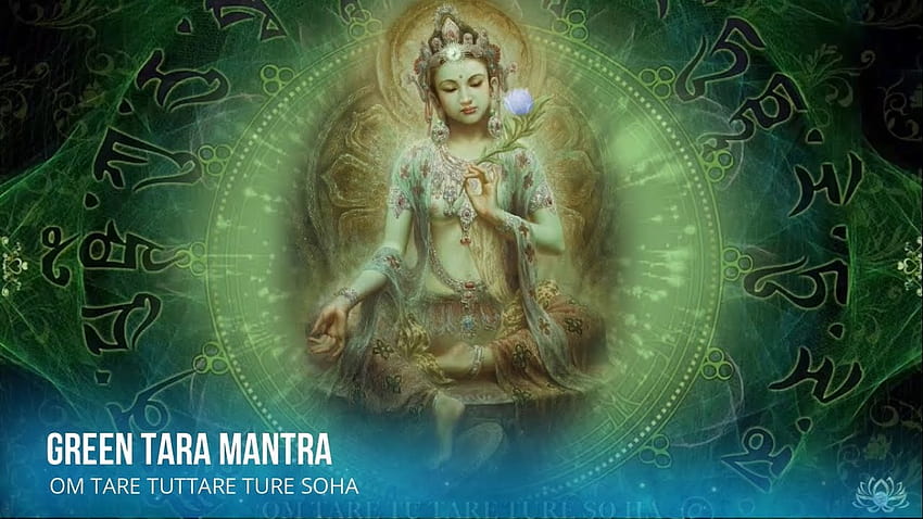 Green Tara Mantra HD wallpaper