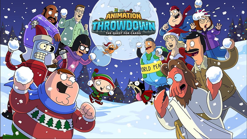 크리스마스 애니메이션 Throwdown, 애니메이션 throwdown 카드 퀘스트 HD 월페이퍼